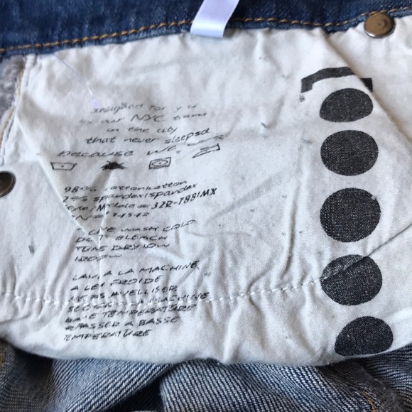 NWOT Blanknyc Cutoff Denim Shorts Metal Detail 30 - Picture 6 of 8